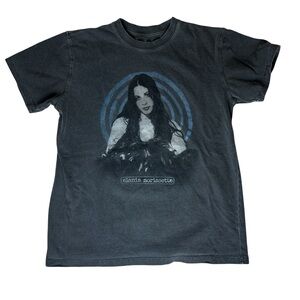 People of Leisure x Alanis Morissette Graphic Tee Washed Distressed Color Size S